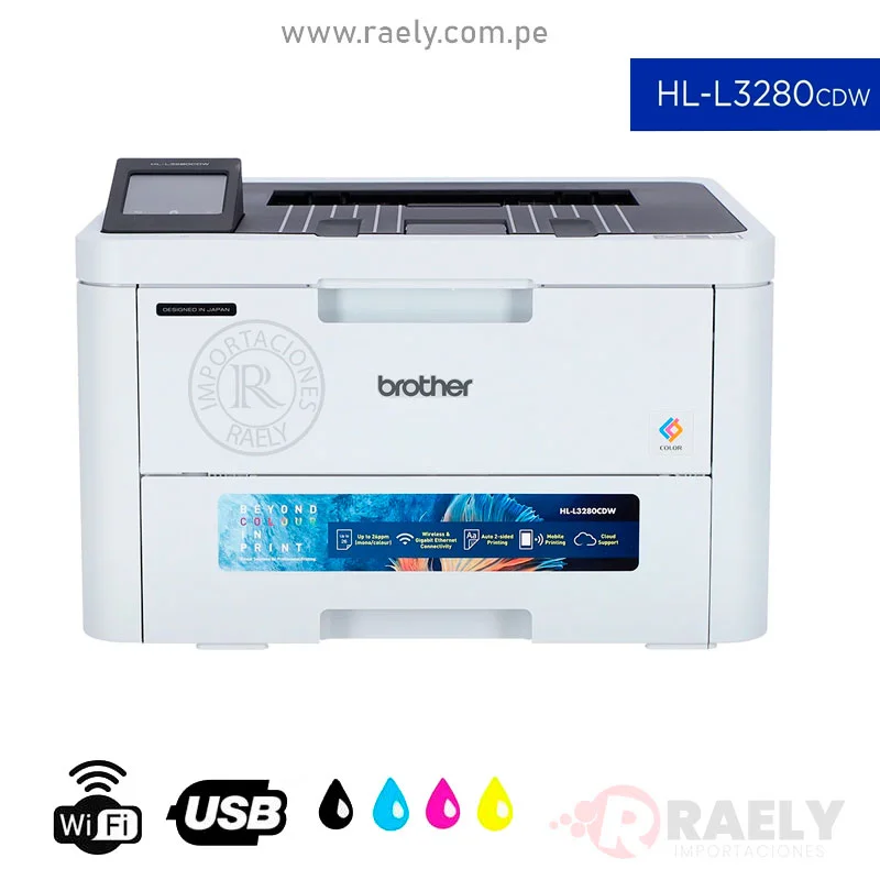 Impresora Laser Brother Color HL-L3280CDW Duplex Wifi